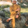 mustard color kurta