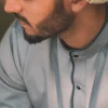 grey color kurta grey