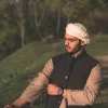 beige kurta