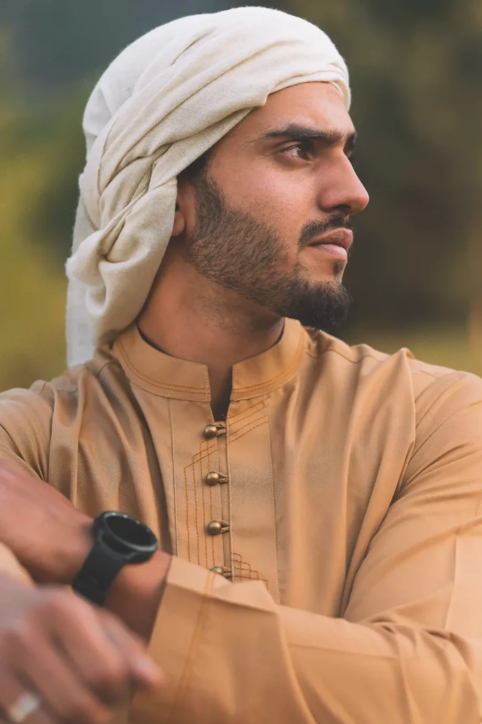 beige kurta pajama 