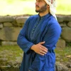 casual wear blue kurta pajama