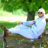 blue kurta