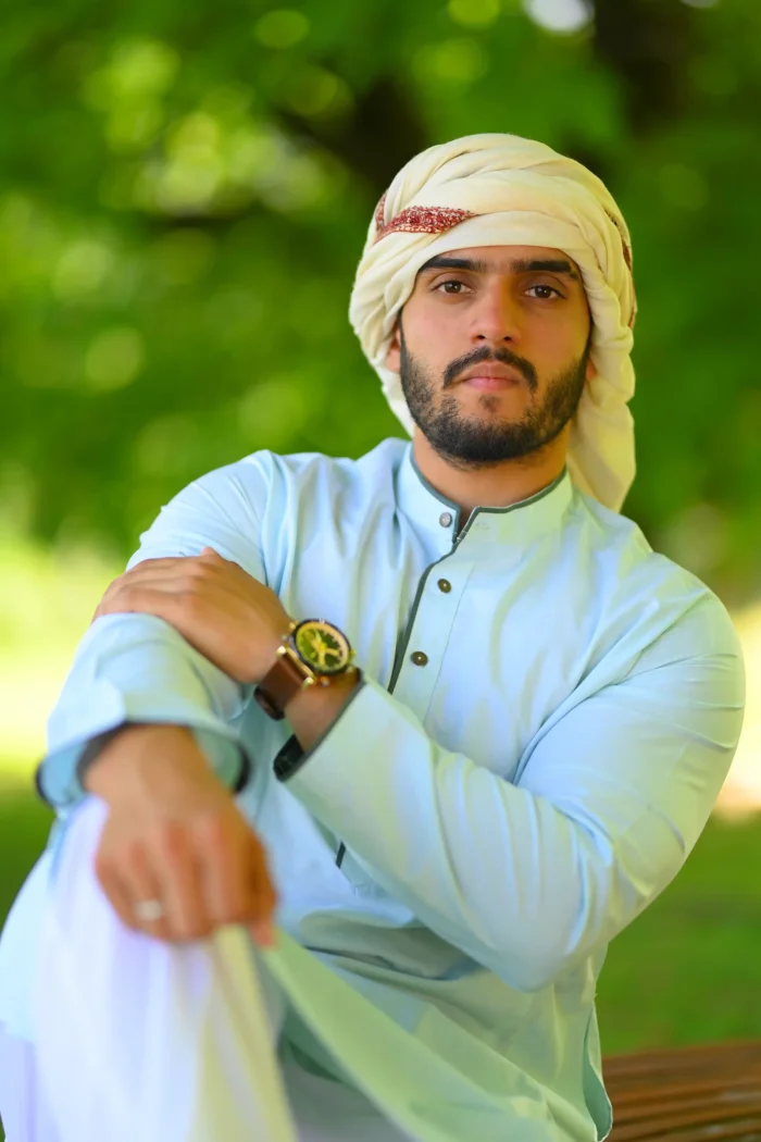 Turquoise Green Kurta Pajama for men