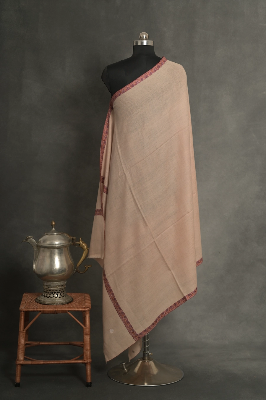 natural color pashmina shawl by baraqah
