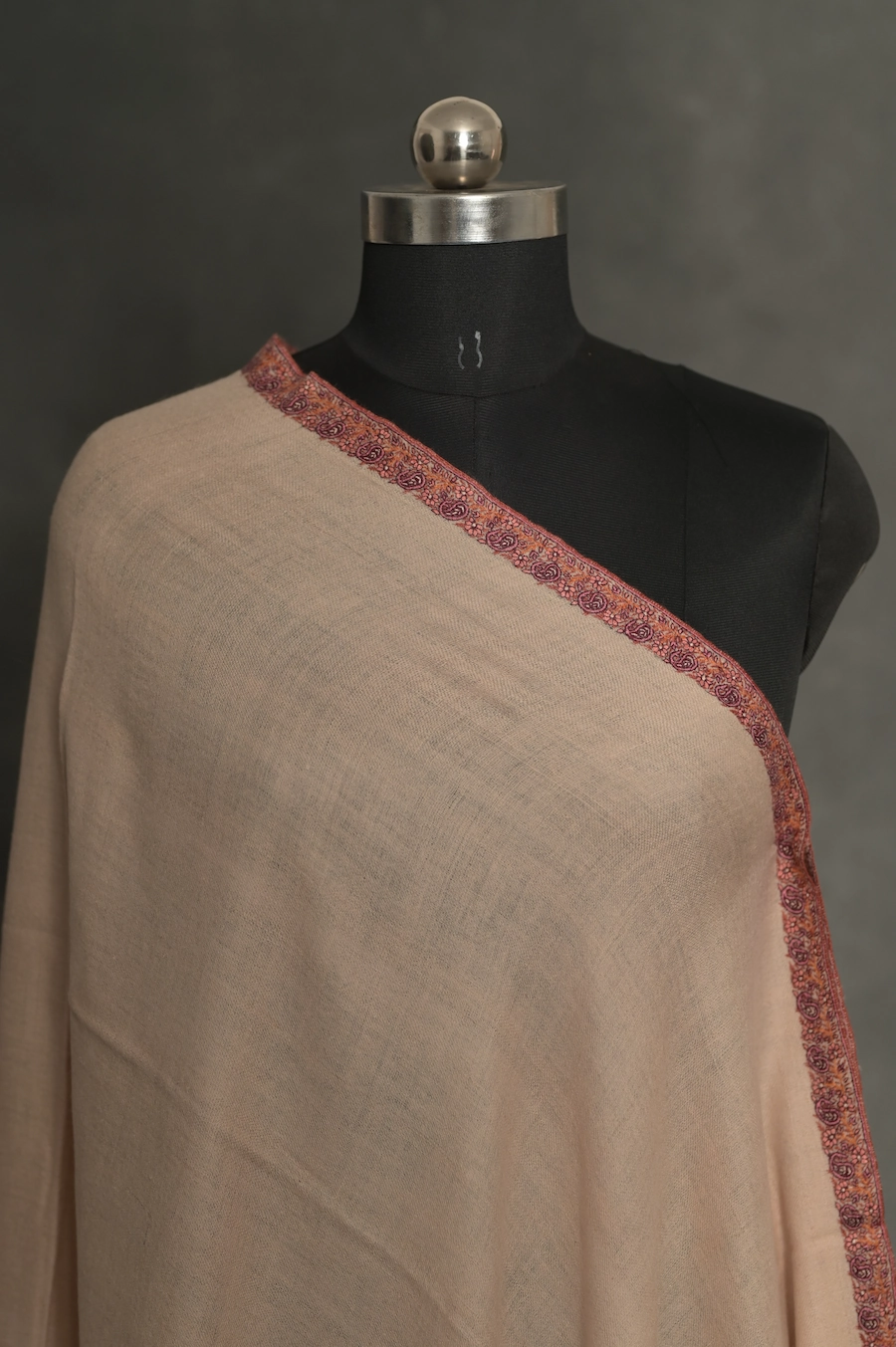 natural color pashmina shawl by baraqah
