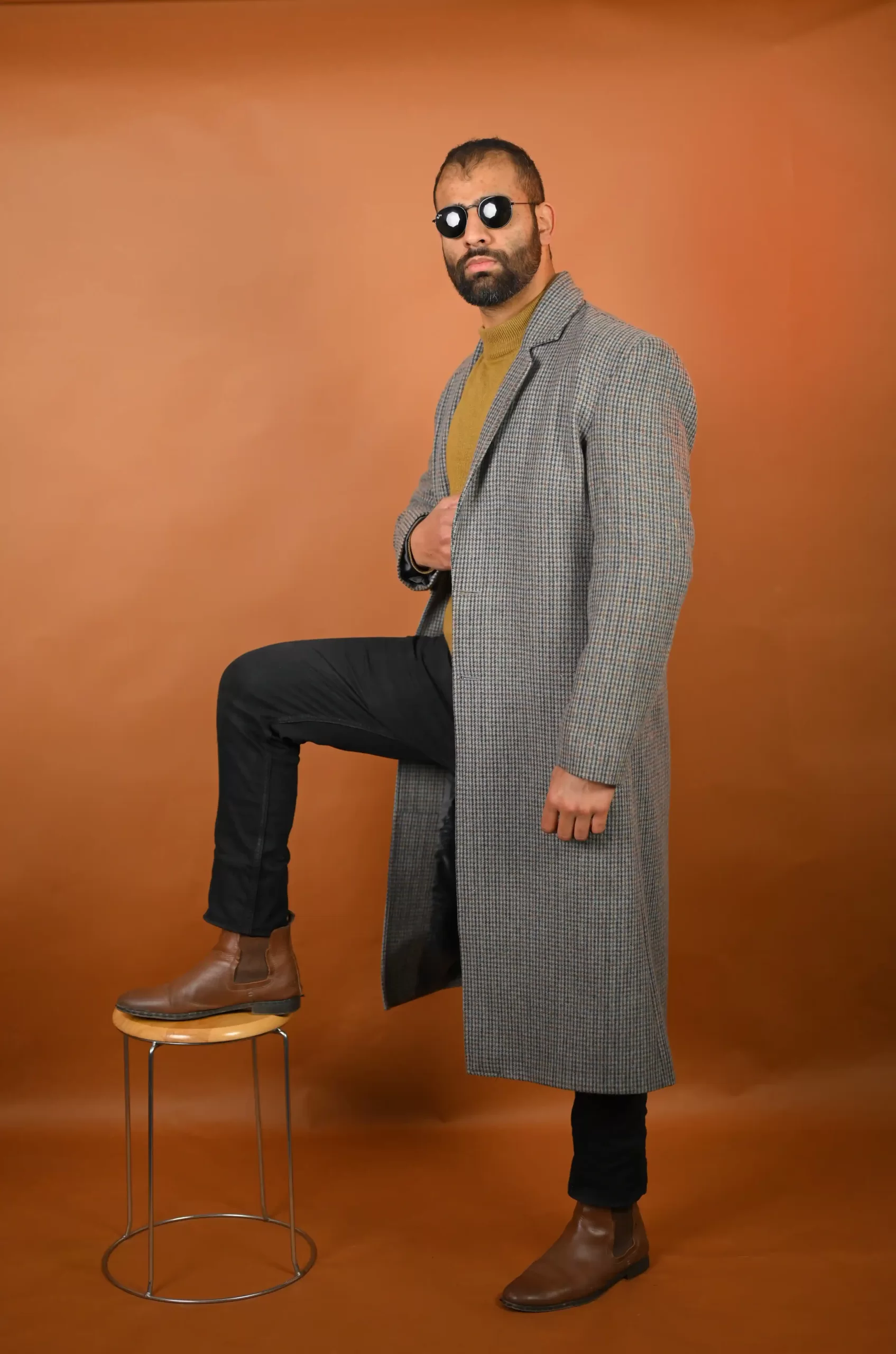 merino overcoat
