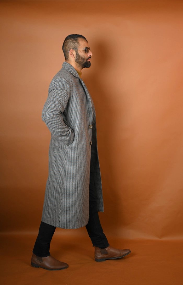 check blazer for men