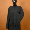 black modest fashion dress
