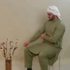 lite green kurta