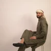 green kurta pajama