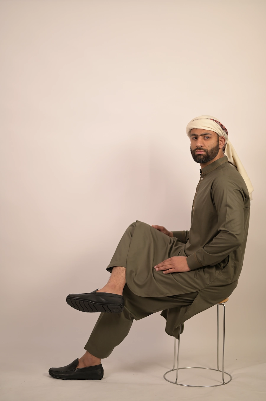green kurta pajama