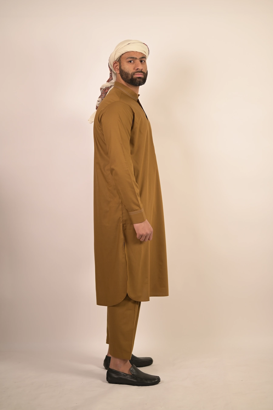 expensive brown kurta pyjama