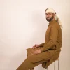 pathani brown kurta