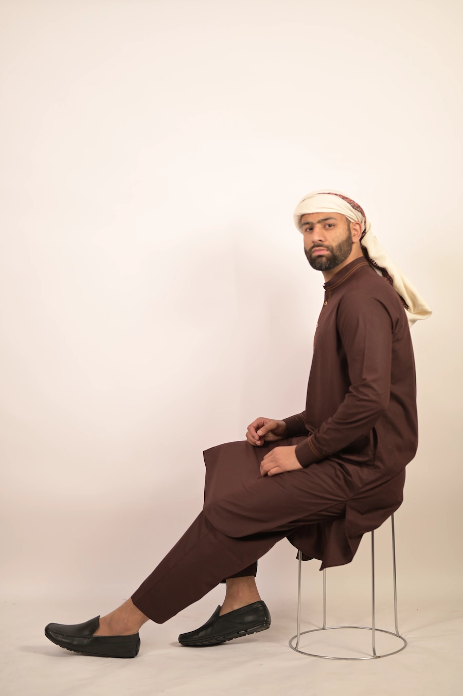 chocolate brown kurta for boys