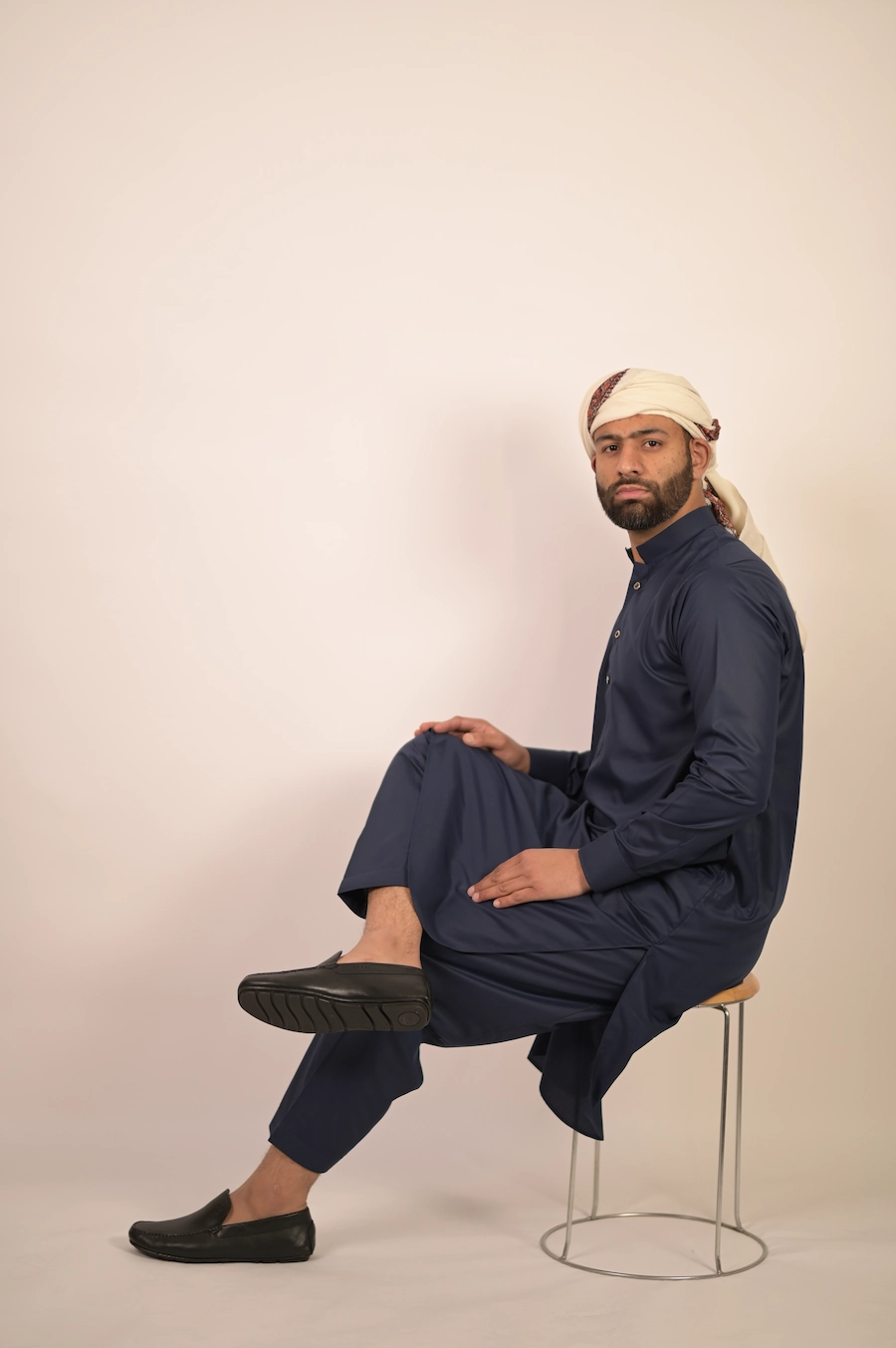 imported blue kurta pajama for men