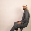grey kurta pyjama for gentleman
