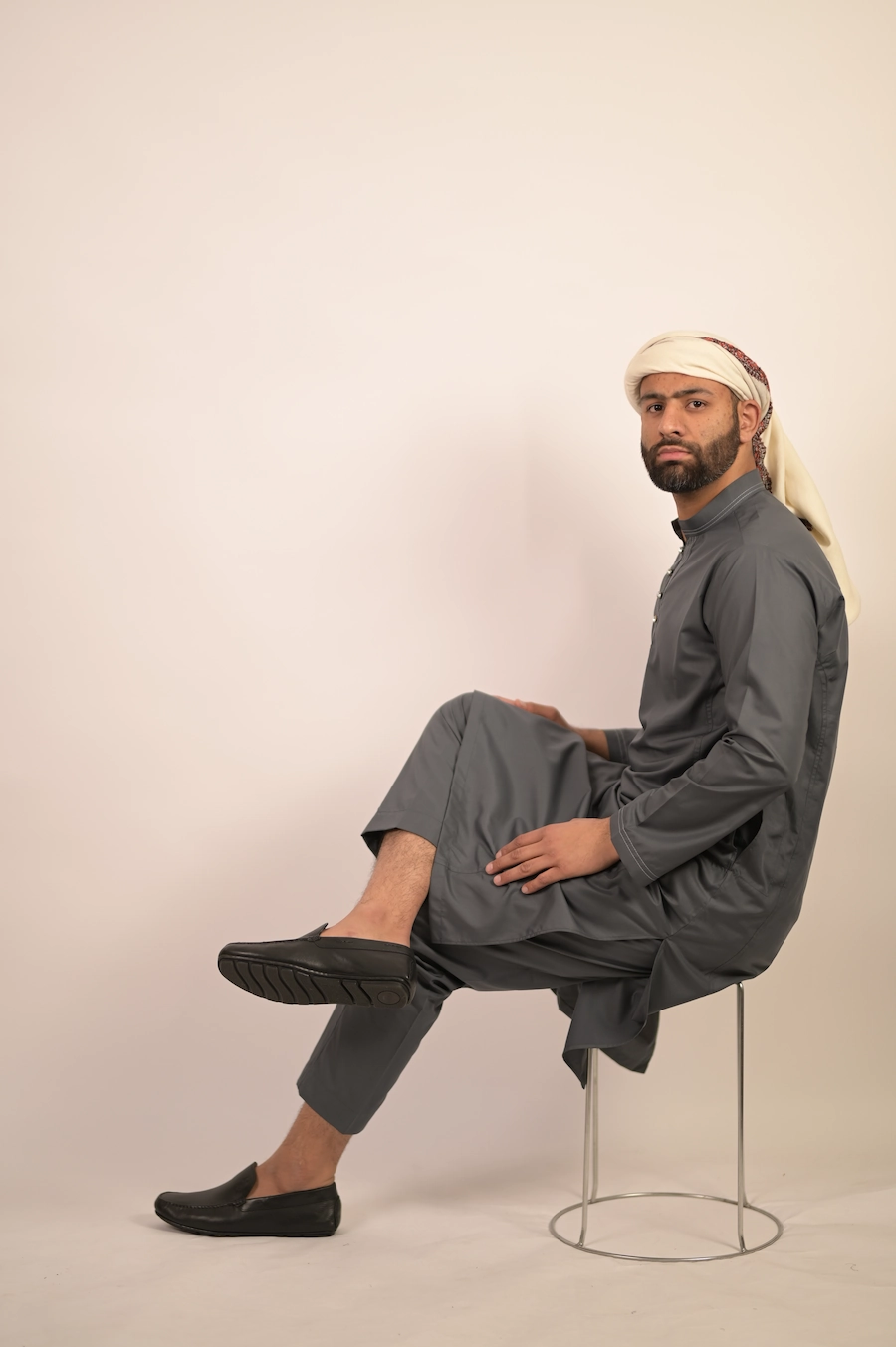 grey kurta pyjama for boys