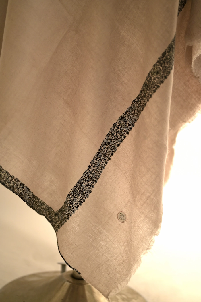 black embroidery