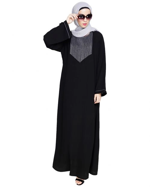 black abaya for girl