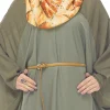olive green kaftan