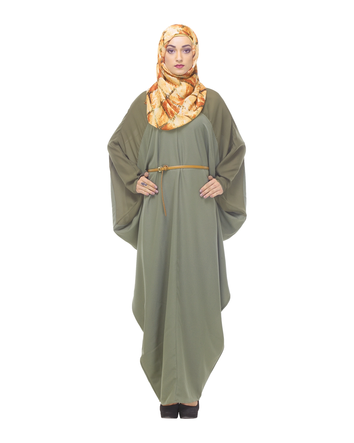 olive green islamic fashion
