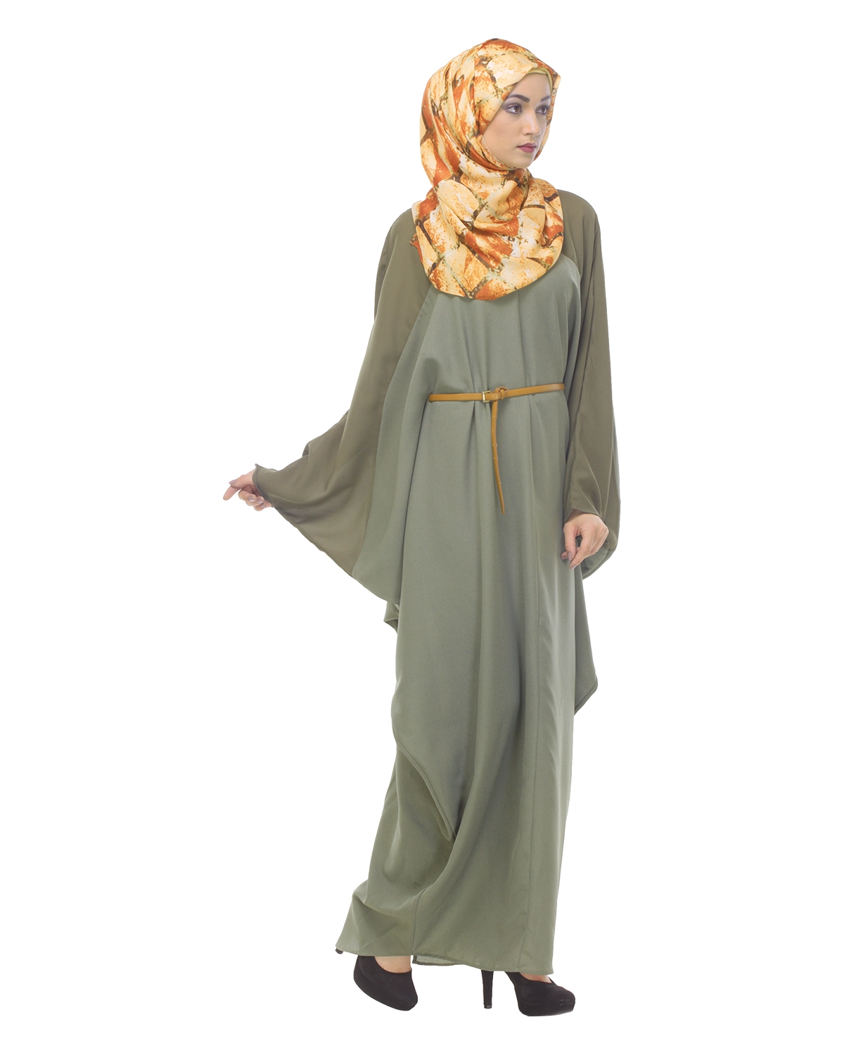 olive green modest clothing