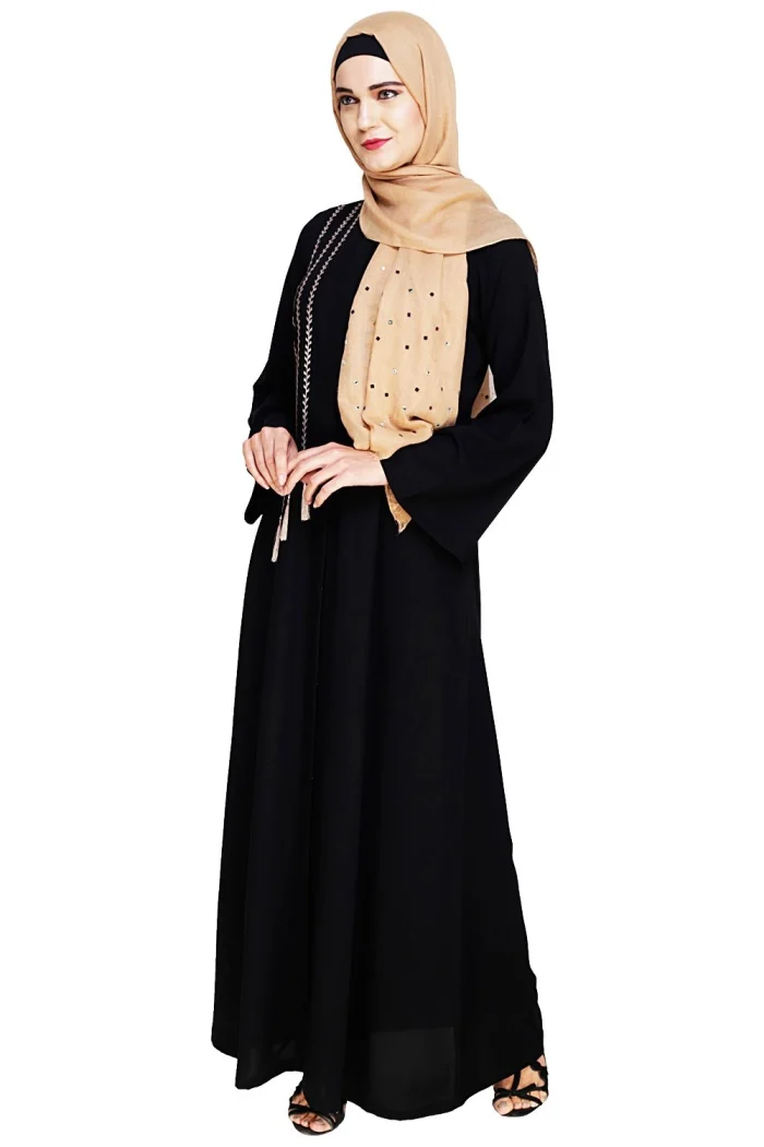 black abaya for girl