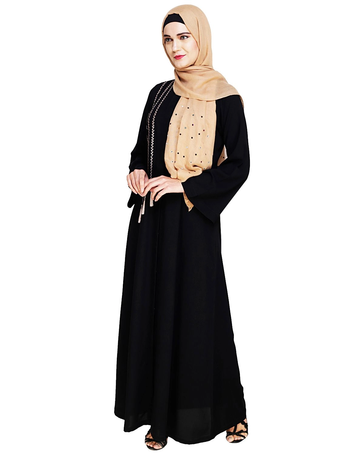 black abaya for girl