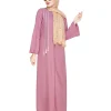 pink abaya for girl
