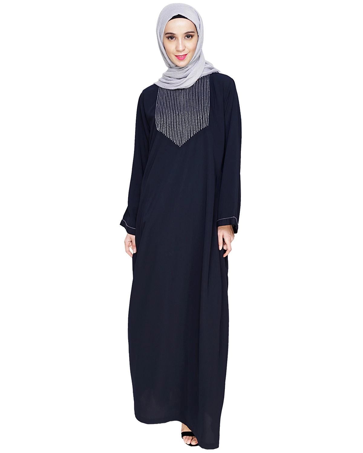 black modest abaya fotr women
