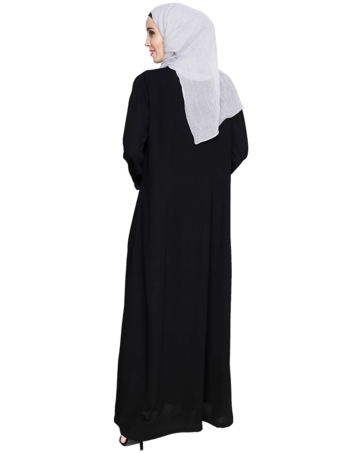 black abaya for girl