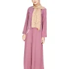 pink abaya for women