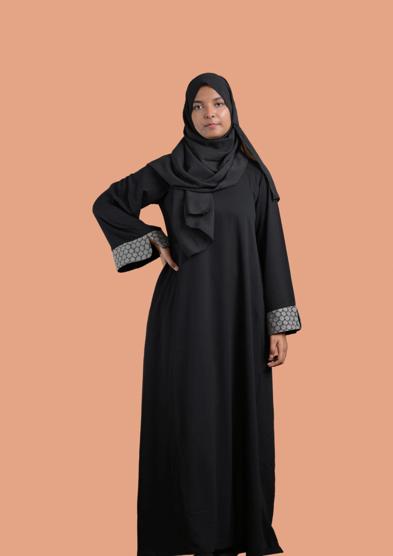 black abaya for girls