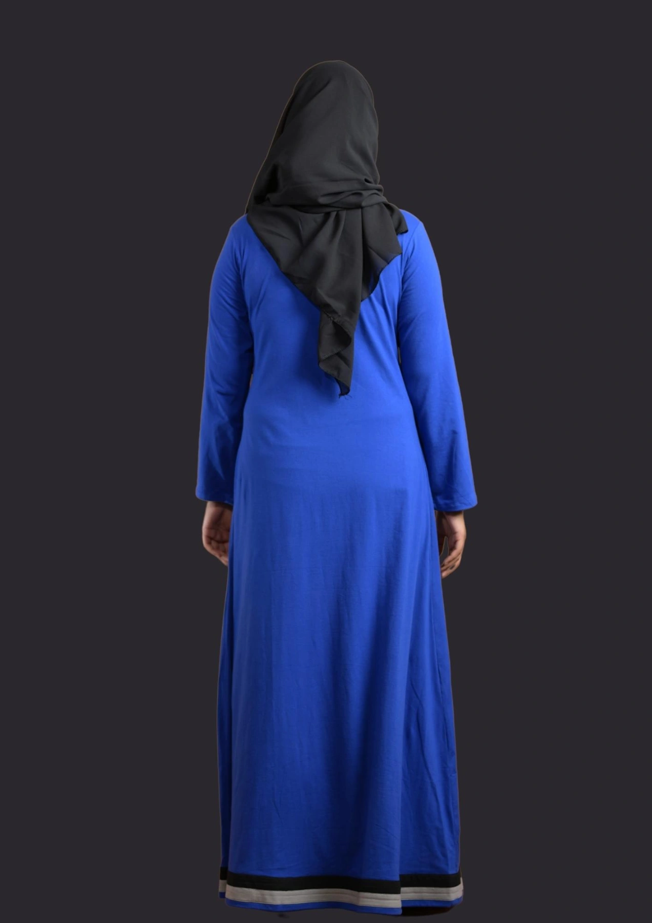 blue premium sports abaya