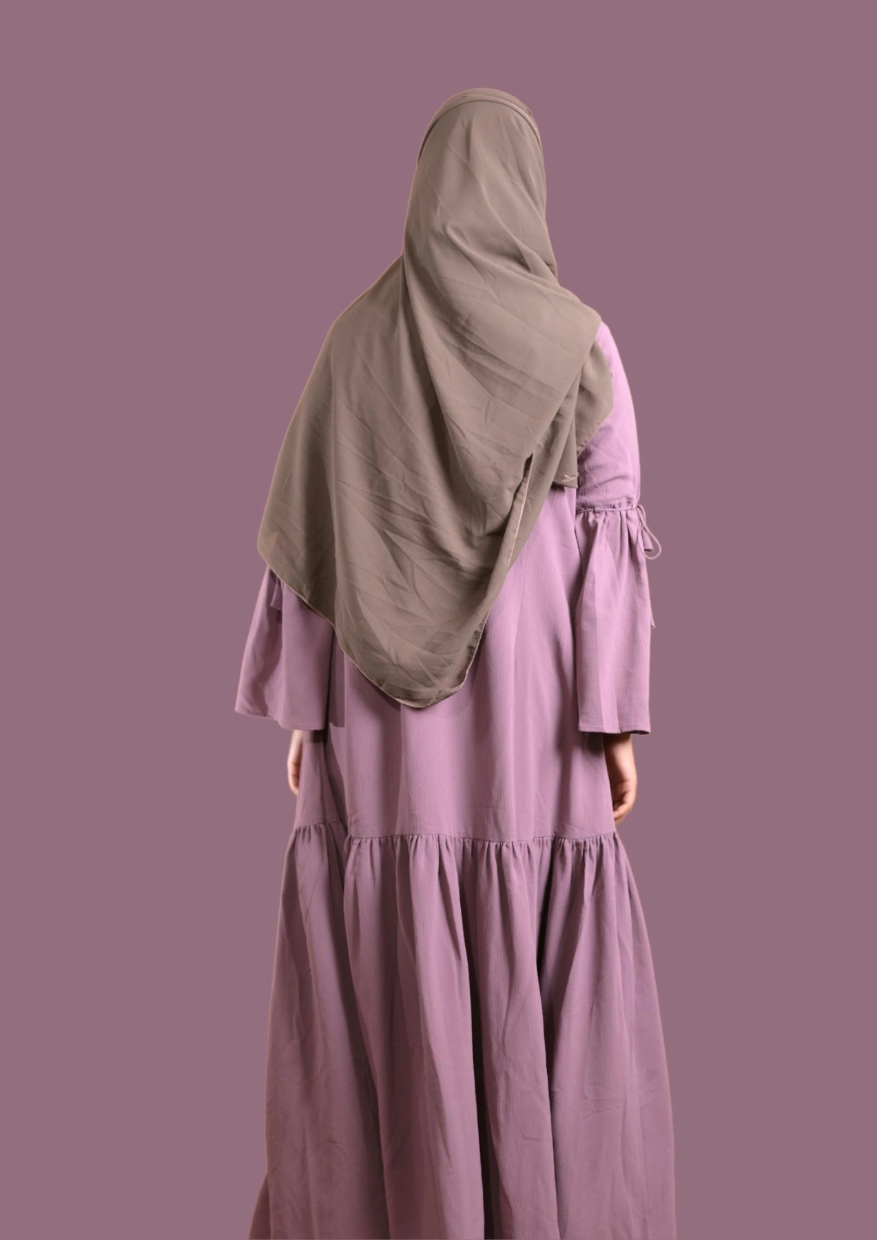 purple abaya for women