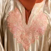 golden silk phiran for female