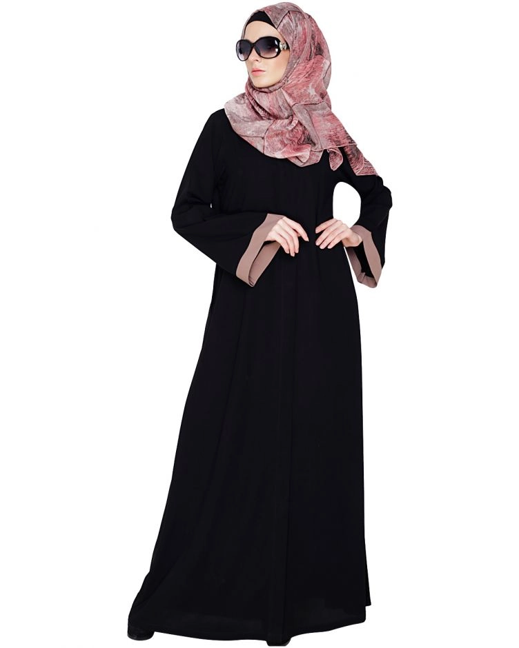 black gown