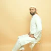 white kurta pajama for gents