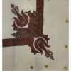 Traditional Yemeni-style pashmina rumal featuring Mawaz (معوز) and Fouta (فوطة) patterns