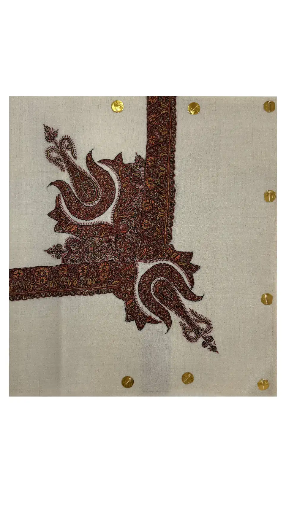 Traditional Yemeni-style pashmina rumal featuring Mawaz (معوز) and Fouta (فوطة) patterns