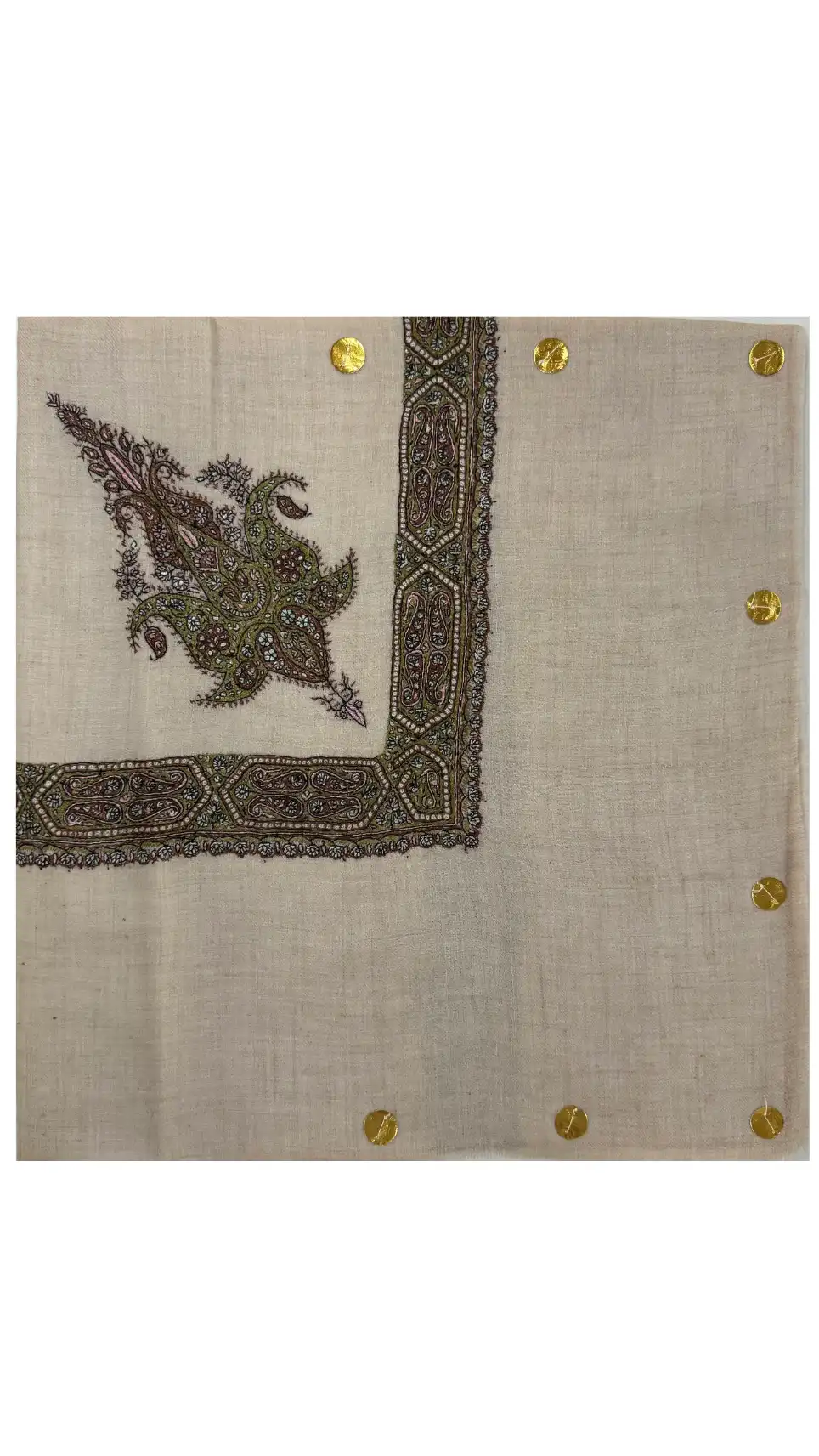 pashmina cashmere kashmiri embroidered rumaal for men