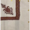 Handcrafted pashmina rumal with motifs inspired by Jordanian Shemagh (شماغ).