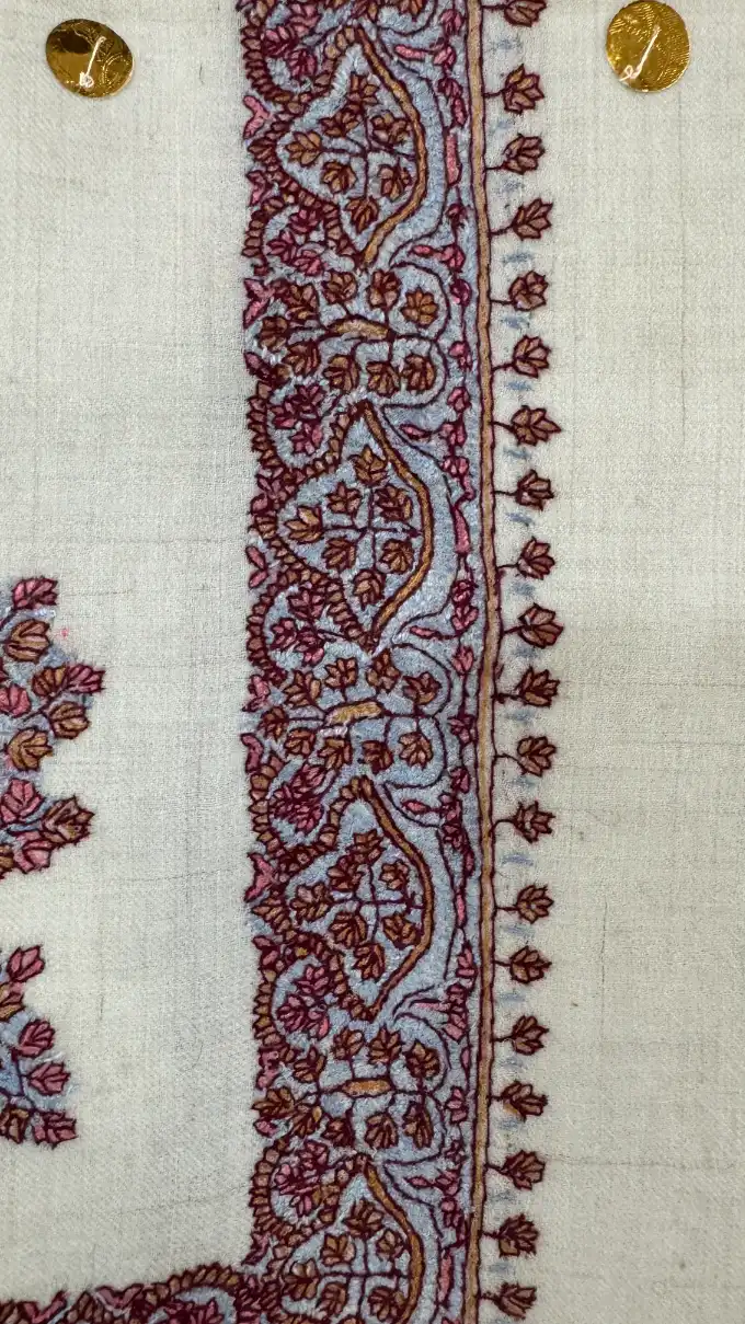 pashmina cashmere kashmiri embroidered rumaal for men