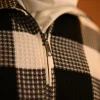 black check kashmiri firan for girls