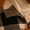 black check kashmiri firan for ladies