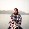 maroon pheran for girls