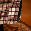 female red checkered pheran