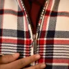 female red checkered pheran