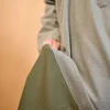 green kashmiri feran for men with inner lining