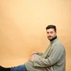 green fleece feran for men with inner lining